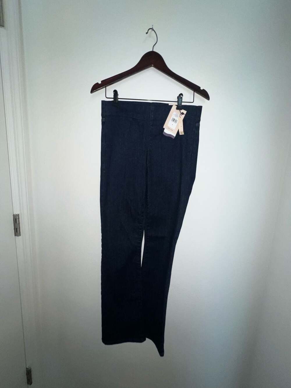 NYDJ SpanSpring Pull-On Slim Bootcut Jeans in Langley Wash